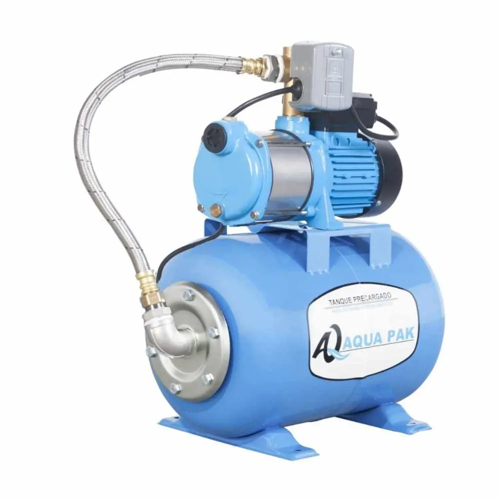 Presurizador individual de velocidad constante AQUA PAK Bomba AQUA PAK con tanque AQ horizontal membrana