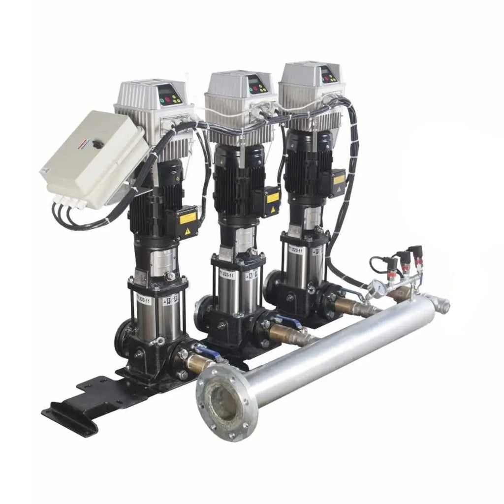 Presurizador múltiple de presión constante HIDROCONTROL Triplex con bombas TX y F-DRIVE