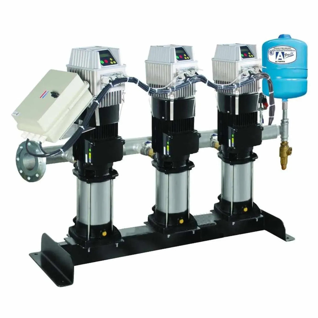 Presurizador múltiple de presión constante HIDROCONTROL Triplex con bombas JOB y F-DRIVE