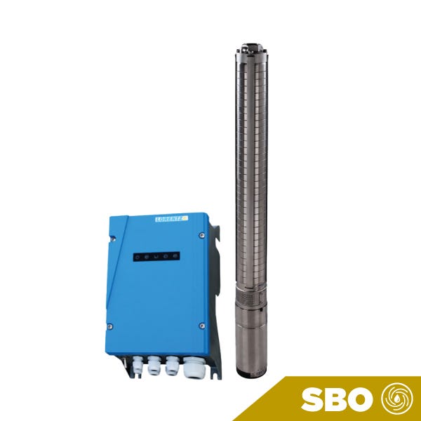 MOTOBOMBA SUMERGIBLE PARA RIEGO AGRICOLA LORENTZ ECDRIVE 4000-C MOTOR DC 4KW Y BOMBA RADIAL 32 ETAPAS