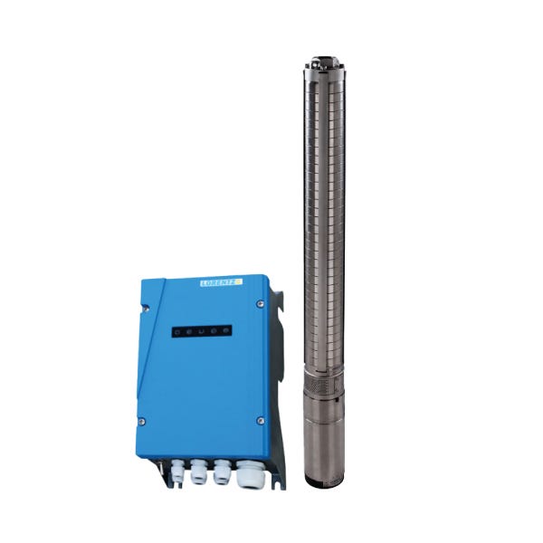 MOTOBOMBA SUMERGIBLE PARA RIEGO AGRICOLA LORENTZ ECDRIVE 4000-C MOTOR DC 4KW Y BOMBA RADIAL 32 ETAPAS