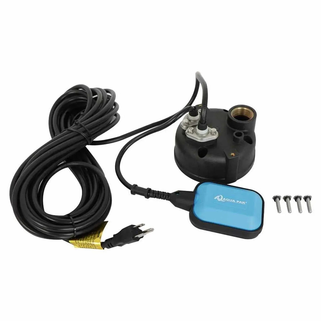 Kit de cable conector, flotador y cubierta para la bomba KANKIPLUS64-1127 AQUA PAK KANKI PLUS
