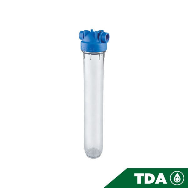 PORTAFILTRO TRASPARENTE DP 20 MONO 1" NPT IN TS