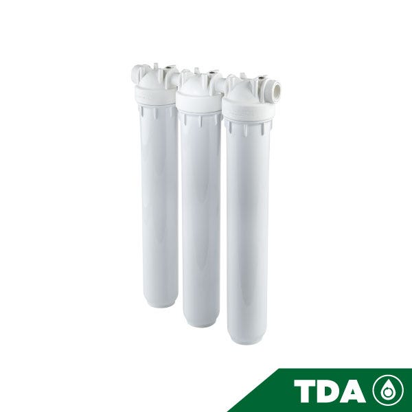 PORTAFILTRO TRIO BLANCO DP 20 TRIO 3/4" NPT IN BW
