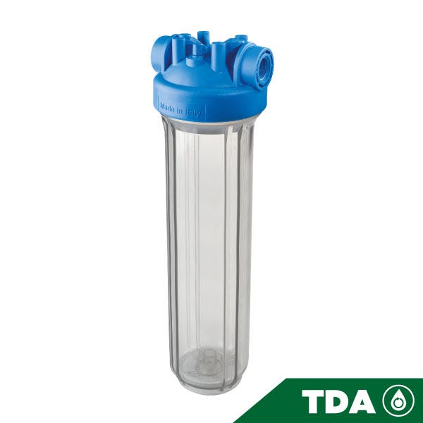 PORTAFILTRO TRASPARENTE DP BIG 20 MONO 1 1/2" NPT IN TS