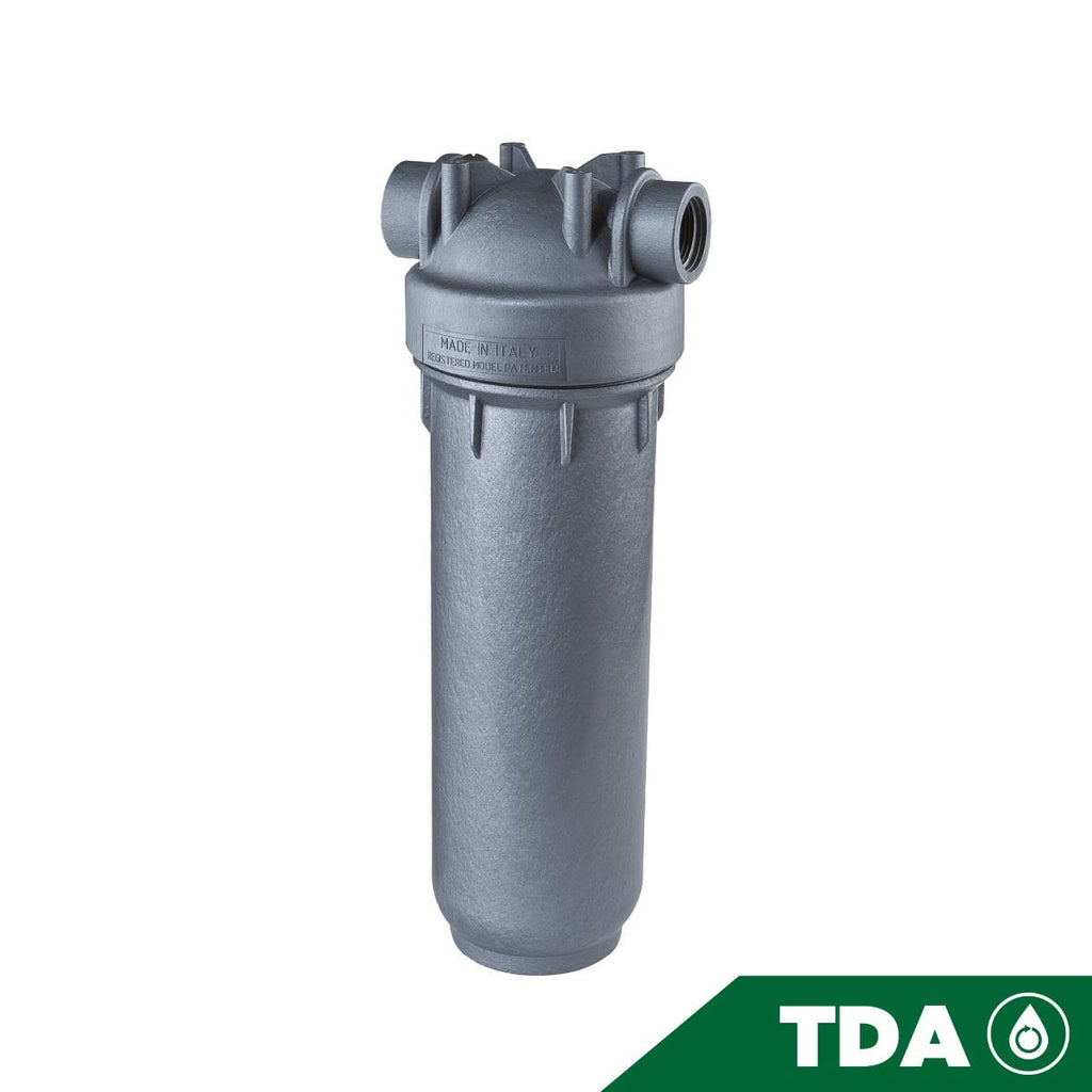 PORTAFILTRO GRIS DP 10 MONO 3/4" NPT IN SANIC BG