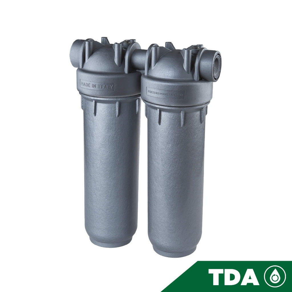 PORTAFILTRO GRIS DP 10 DUO 3/4" NPT IN SANIC BG