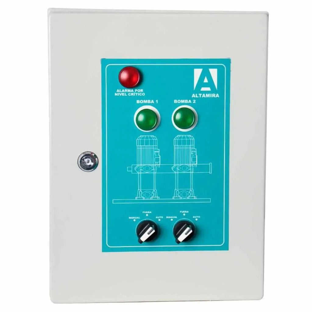Tablero dúplex alternador-simultaneador para sistema cisterna/tinaco ALTAMIRA TASA2 CT