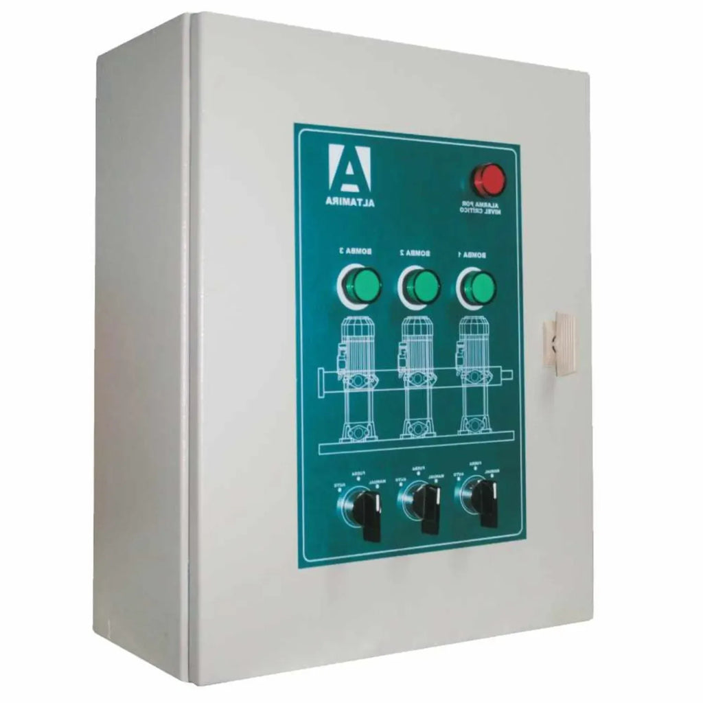 Tablero triplex alternador-simultaneador para sistema cárcamo ALTAMIRA TASA3 C