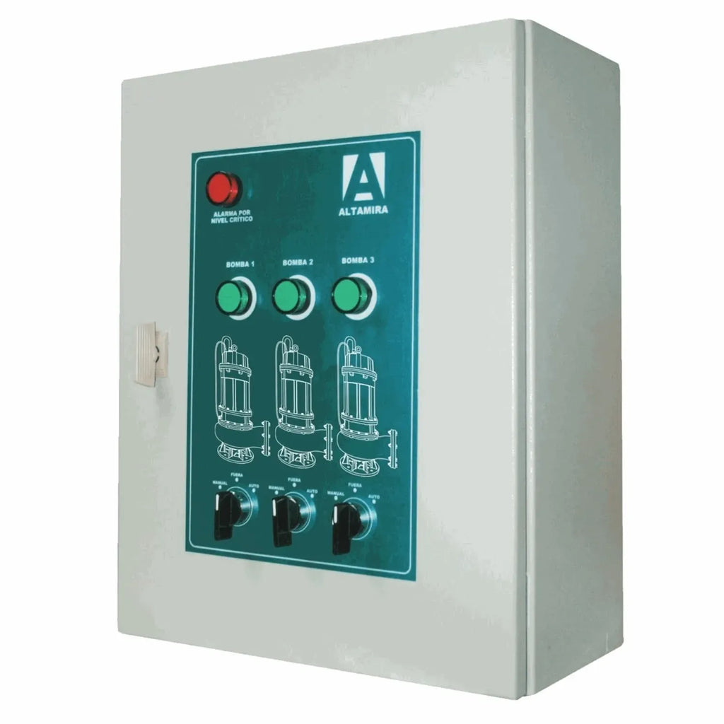 Tablero triplex alternador-simultaneador para sistema cárcamo ALTAMIRA TASA3 C-DST