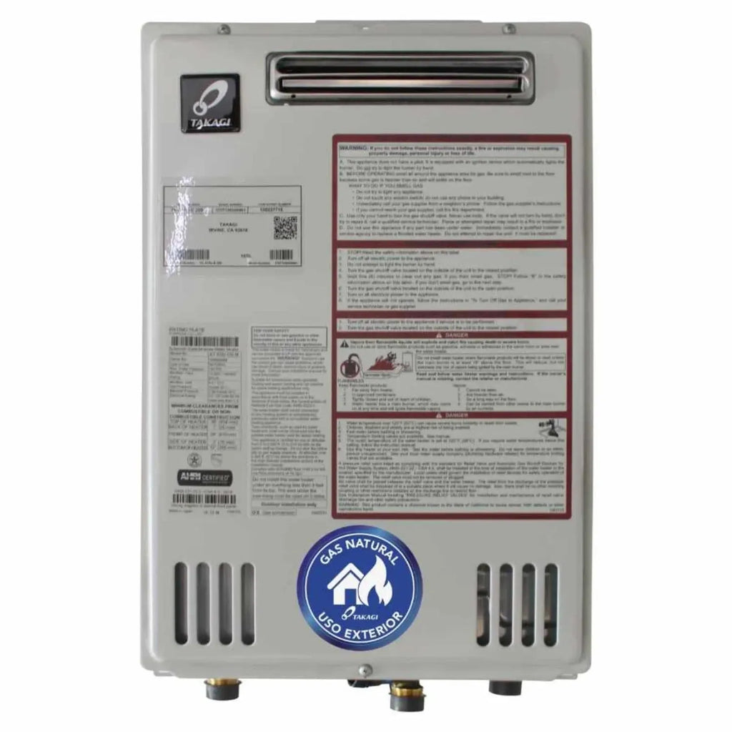 Calentador de agua de paso TAKAGI ALTA EFICIENCIA - ULTRA BAJA EMISIÓN NOx
