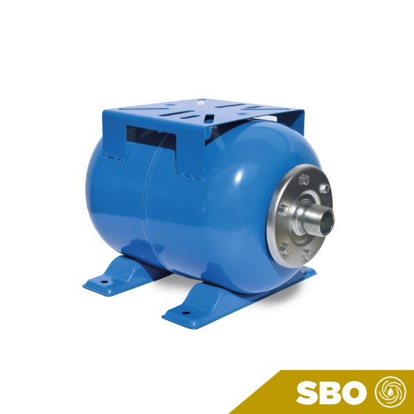 TANQUE PRESURIZADO AQUEX 8LTS HORIZONTAL CON SOPORTE