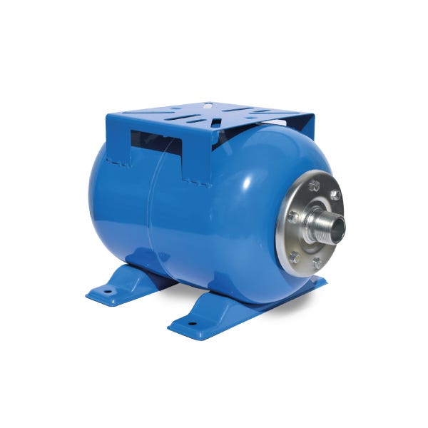 TANQUE PRESURIZADO AQUEX 8LTS HORIZONTAL CON SOPORTE